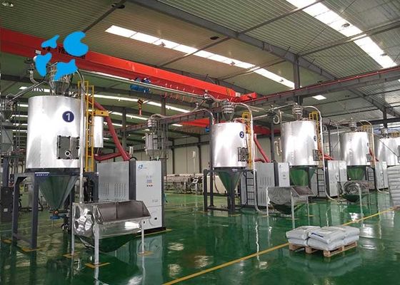 화섬사를 위한 750 kg/H 산업적 핫 에어 건조기 기계